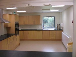 A picture of the community centre kitchen