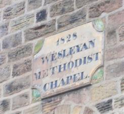 Wesleyan Methodist Chapel - close up of stone