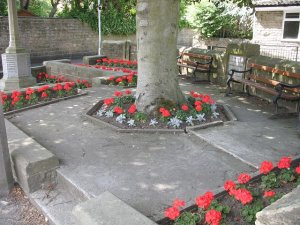 Jubilee Gardens adjacent to the Memorial Cross (War Memorial)