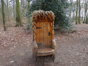 The Storytellers Chair from the front
